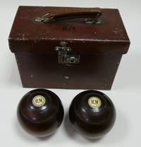 VE6017 Paar  englische  Bowl - Kugeln  im  Kasten