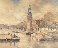 GE4022 Cornelis Vreedenburgh, Das Montelbaanstoren in Amsterdam